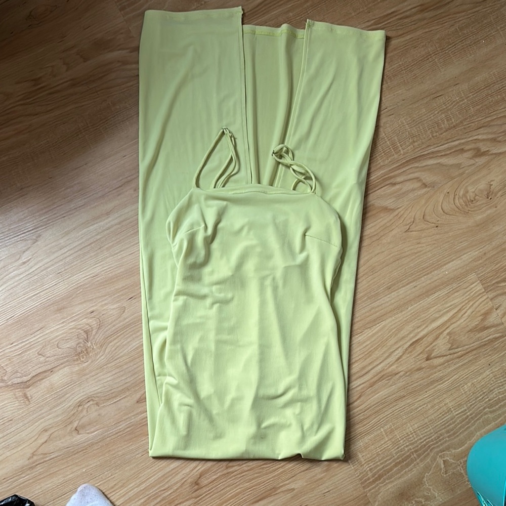 Lime Green Maxi Dress